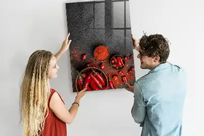 Mald paprika magnetisk skrivtavla