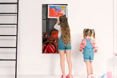 Mald paprika magnetisk skrivtavla