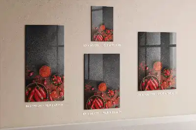 Mald paprika magnetisk skrivtavla
