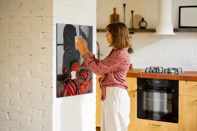 Mald paprika magnetisk skrivtavla