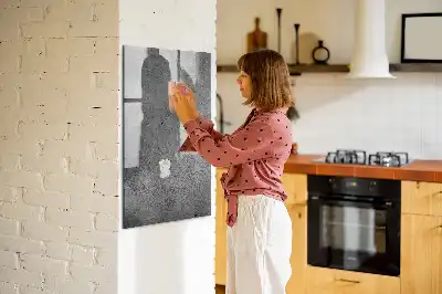 Magnetisk rittavla i betongutförande