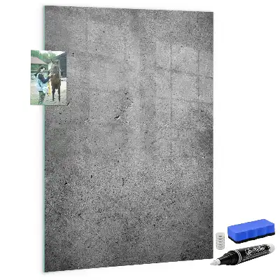 Magnetisk rittavla i betongutförande