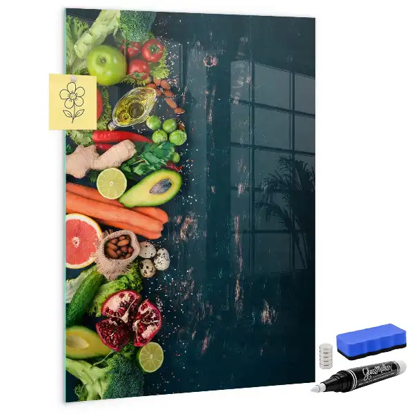 Magnetisk rittavla veganskt bord