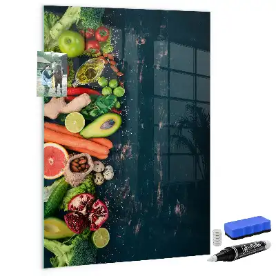 Magnetisk rittavla veganskt bord