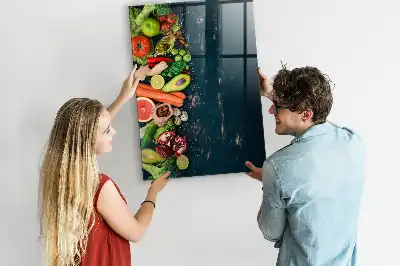Magnetisk rittavla veganskt bord