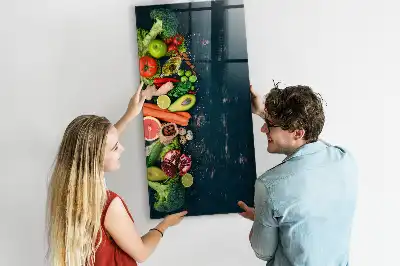 Magnetisk rittavla veganskt bord