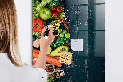 Magnetisk rittavla veganskt bord