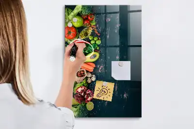 Magnetisk rittavla veganskt bord