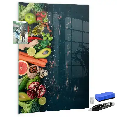 Magnetisk rittavla veganskt bord
