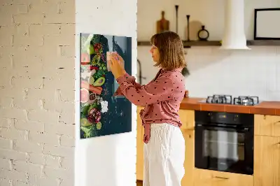 Magnetisk rittavla veganskt bord