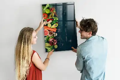 Magnetisk rittavla veganskt bord