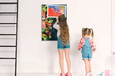 Magnetisk rittavla veganskt bord