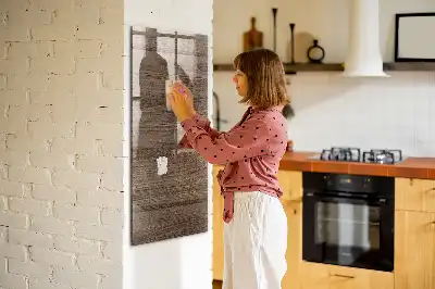 Magnetisk rittavla i trä
