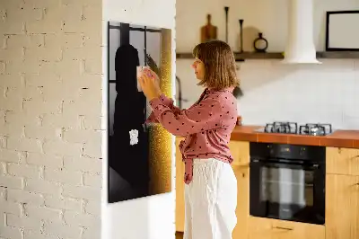 Magnetisk skrivtavla mörkt öl