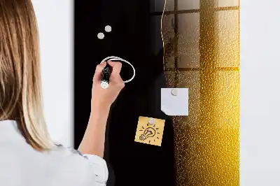 Magnetisk skrivtavla mörkt öl