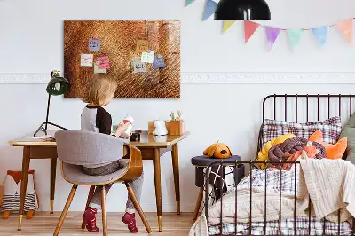 Magnetisk tavla med penna motiv av gammal trädstam