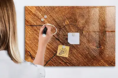 Magnetisk rittavla i dekorativt trä