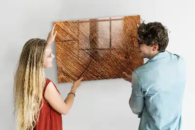 Magnetisk rittavla i dekorativt trä