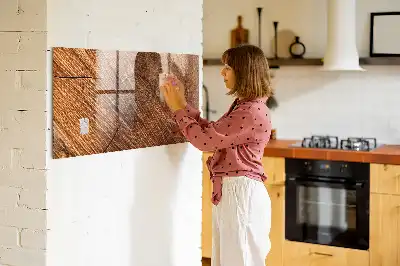 Magnetisk rittavla i dekorativt trä