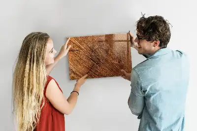 Magnetisk rittavla i dekorativt trä