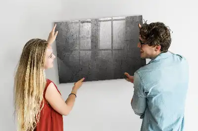 Magnetisk rittavla för metallvägg