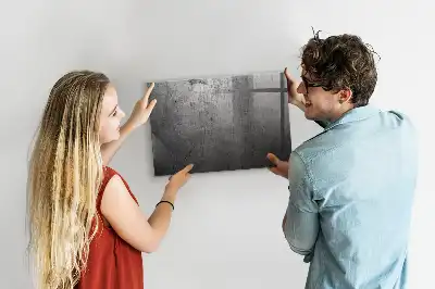 Magnetisk rittavla för metallvägg