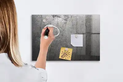 Magnetisk rittavla för metallvägg