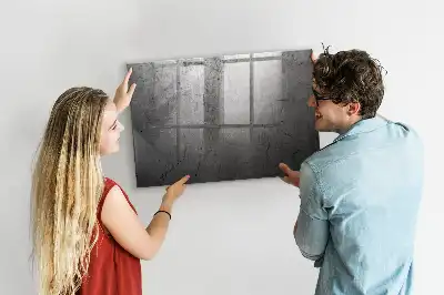 Magnetisk rittavla för metallvägg
