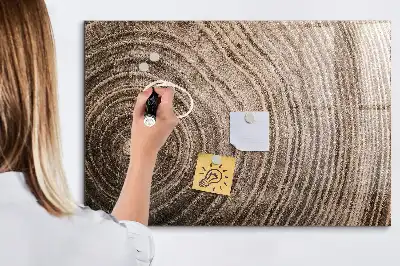 Magnetisk tavla med penna i design som en trädstam