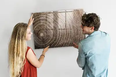 Magnetisk tavla med penna i design som en trädstam