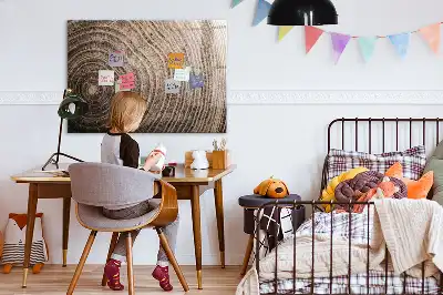 Magnetisk tavla med penna i design som en trädstam