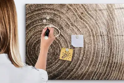 Magnetisk tavla med penna i design som en trädstam