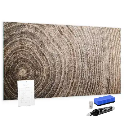Magnetisk tavla med penna i design som en trädstam