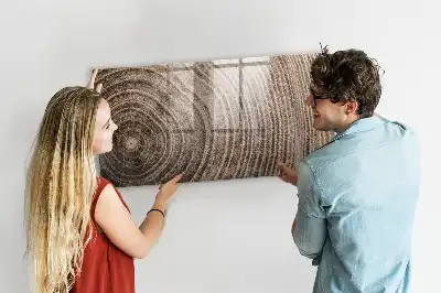 Magnetisk tavla med penna i design som en trädstam