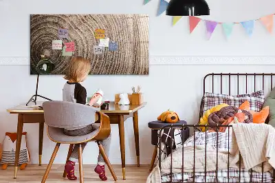 Magnetisk tavla med penna i design som en trädstam