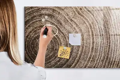 Magnetisk tavla med penna i design som en trädstam