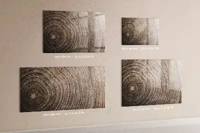 Magnetisk tavla med penna i design som en trädstam