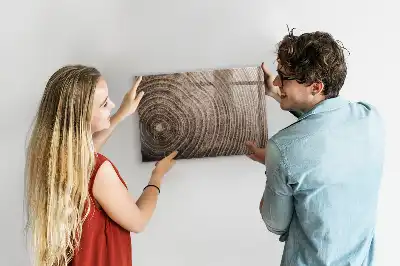 Magnetisk tavla med penna i design som en trädstam