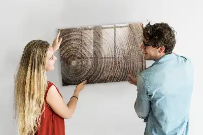 Magnetisk tavla med penna i design som en trädstam