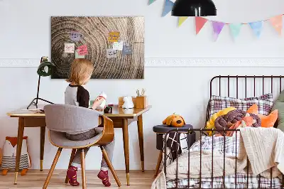 Magnetisk tavla med penna i design som en trädstam
