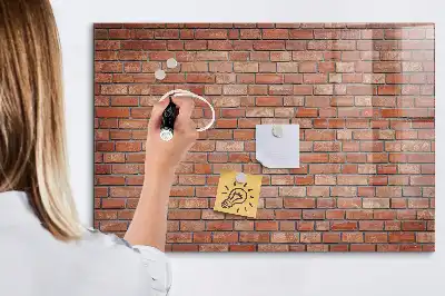 Magnetisk rittavla tegelvägg