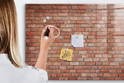 Magnetisk rittavla tegelvägg