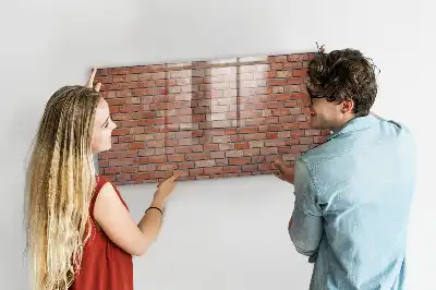 Magnetisk rittavla tegelvägg
