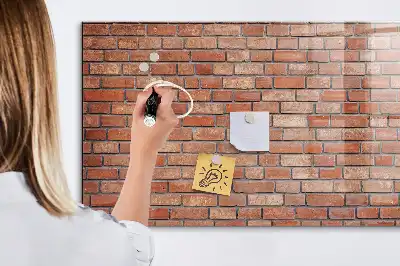 Magnetisk rittavla tegelvägg