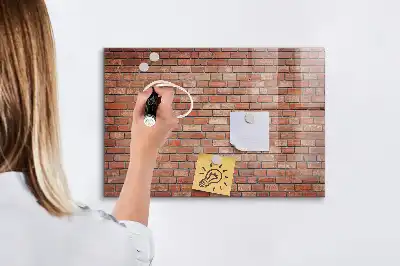 Magnetisk rittavla tegelvägg