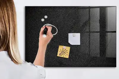 Magnetisk tavla med penna mörk klippa
