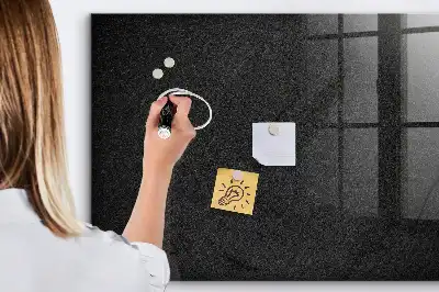 Magnetisk tavla med penna mörk klippa