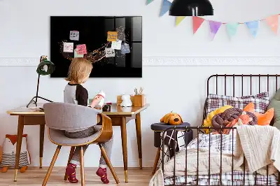 Magnetisk skrivtavla med penna motiv med utspilld dryck