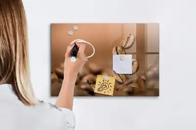 Magnetisk rittavla kaffebönsdesign