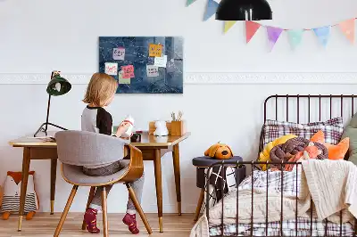 Magnetisk rittavla i elegant marmorutförande